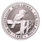 1998 1 oz Australian Silver Kookaburra