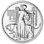 2001 1 oz Silver Britannia - KEY DATE (Lowest Mintage of only 44,816)
