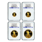 2012 4-Coin Gold American Eagle Set Proof-70 NGC (Early Release)