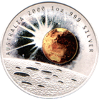 2000 Australian 1 oz Silver Millennium Coin