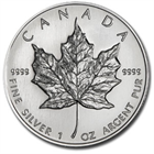 1990 1 oz Silver Canadian Maple Leaf - Sealed in Original Mint Plastic 