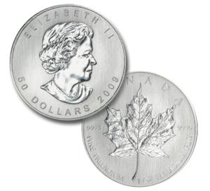 Canadian Maple Palladium Coins