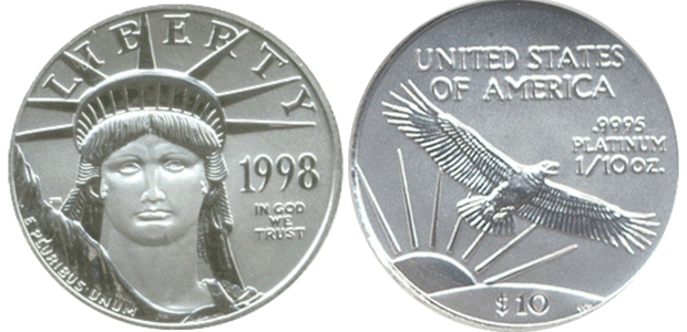 American Eagles Platinum Coins