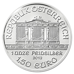 Austrian Silver Philharmonics Coin Reverse