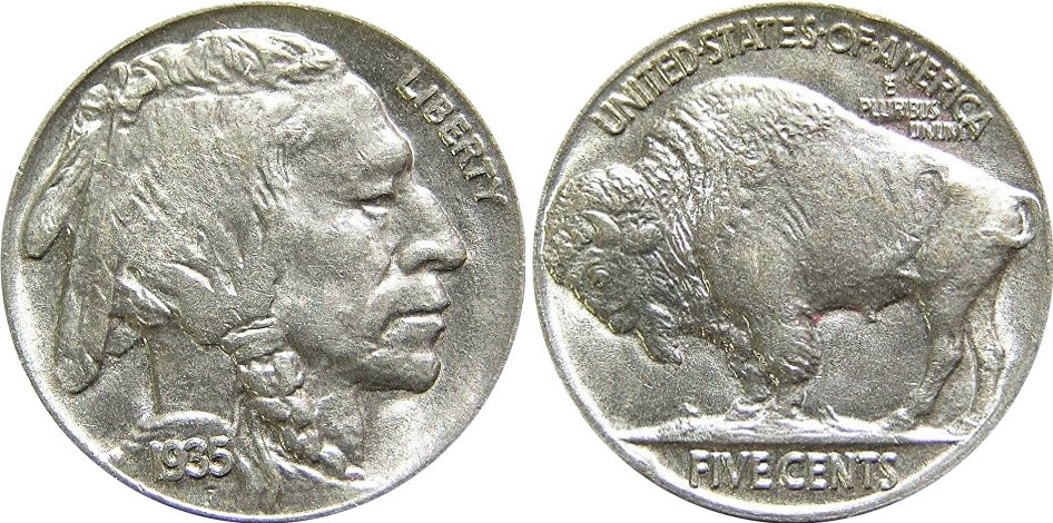 1935 buffalo nickel