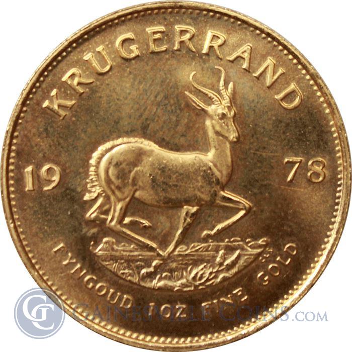 krugerrand reverse