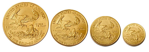 gold eagles various sizes