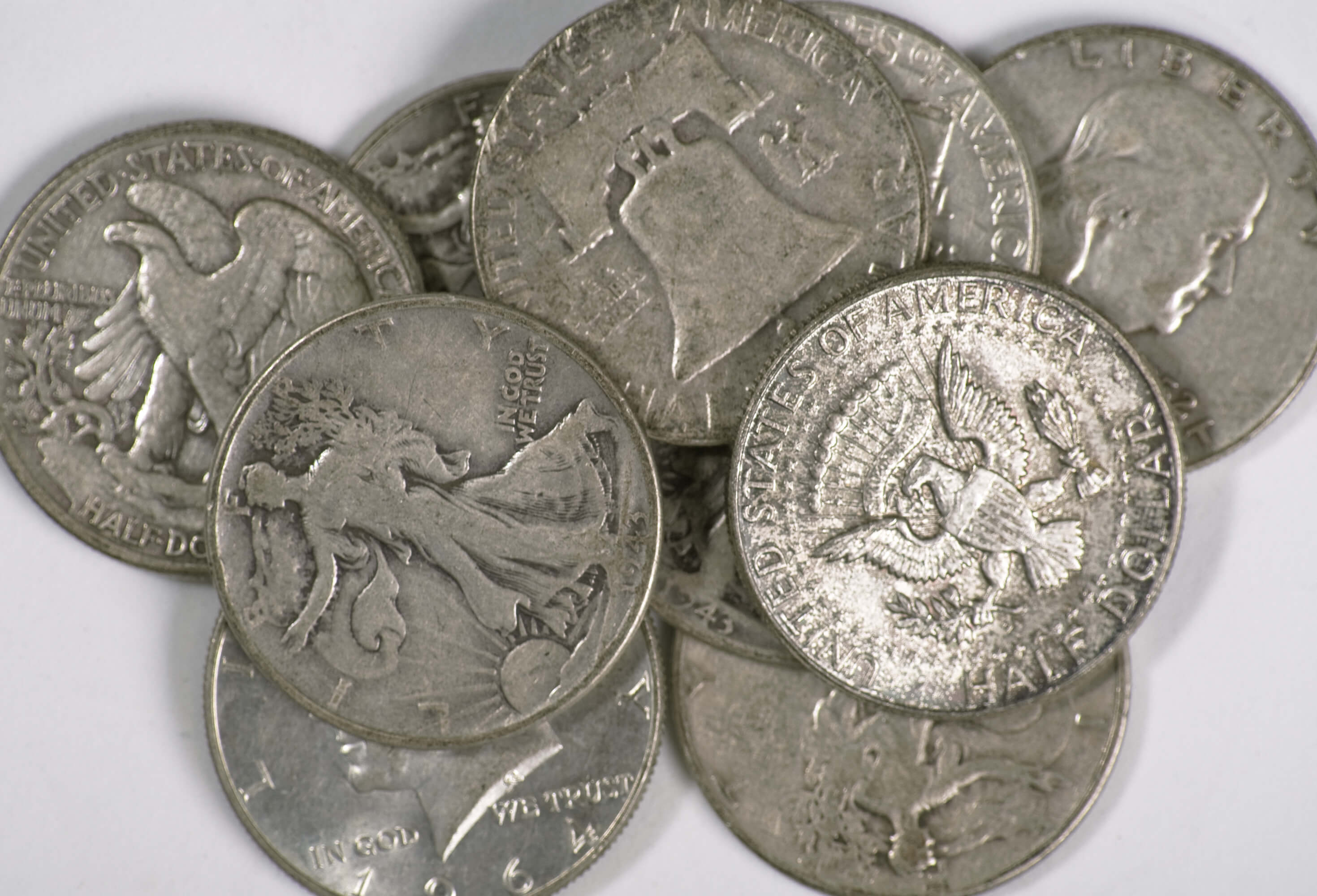 silver half dollars