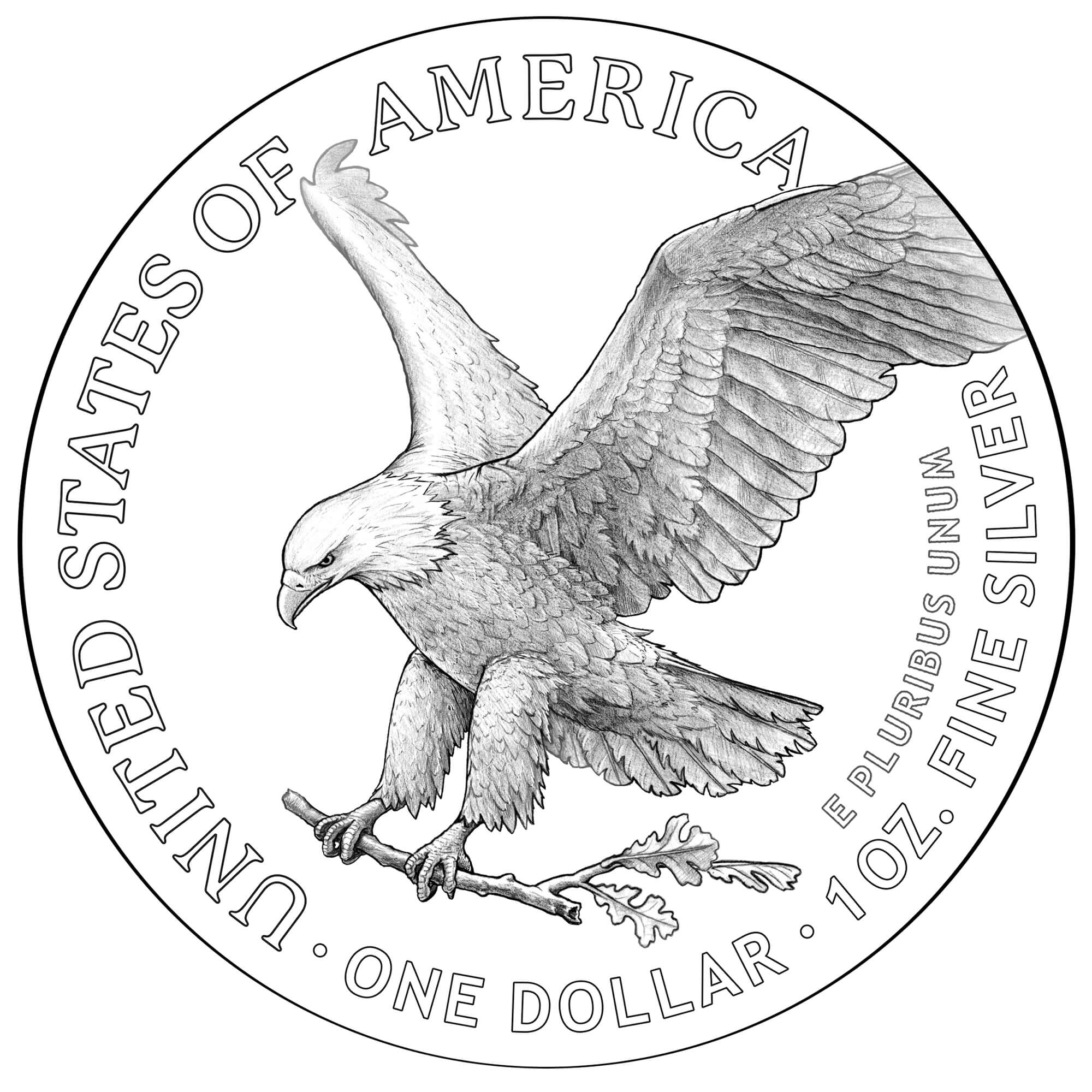 new silver eagle reverse