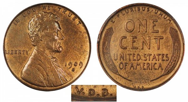 1909 s vdb lincoln wheat cent