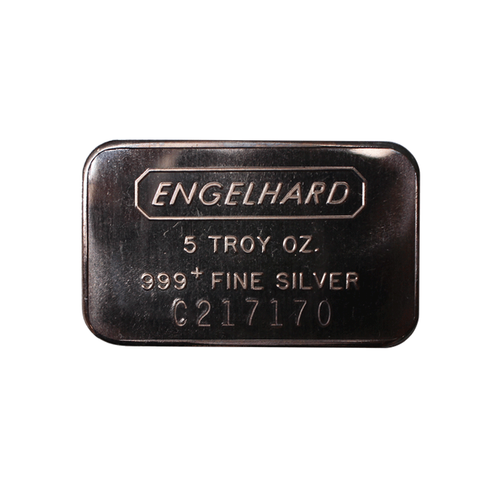 Engelhard silver bar 5 oz