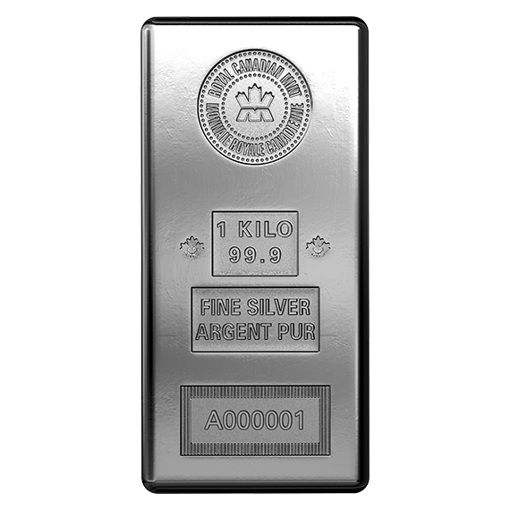 RCM 1 kilo Silver Bar