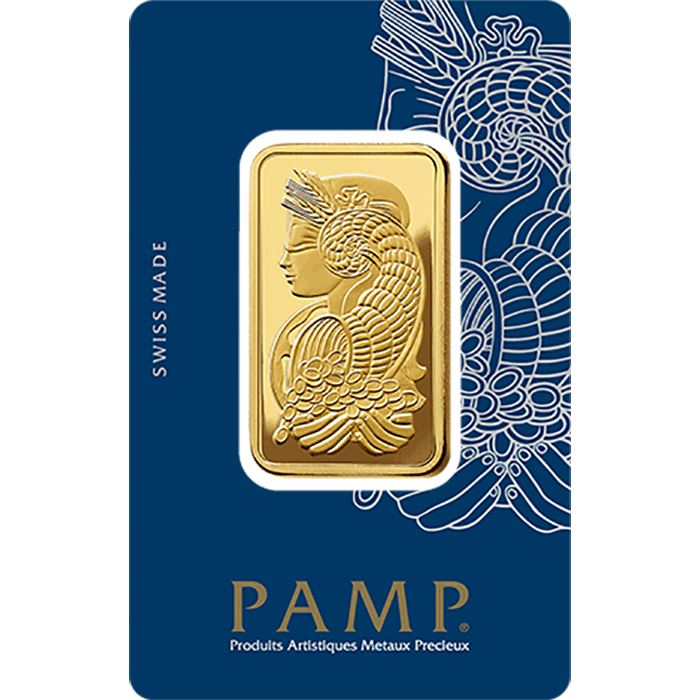 pamp suisse fortuna design gold bar