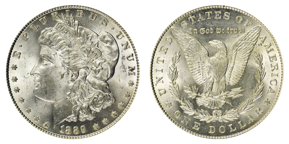1889 morgan silver dollar