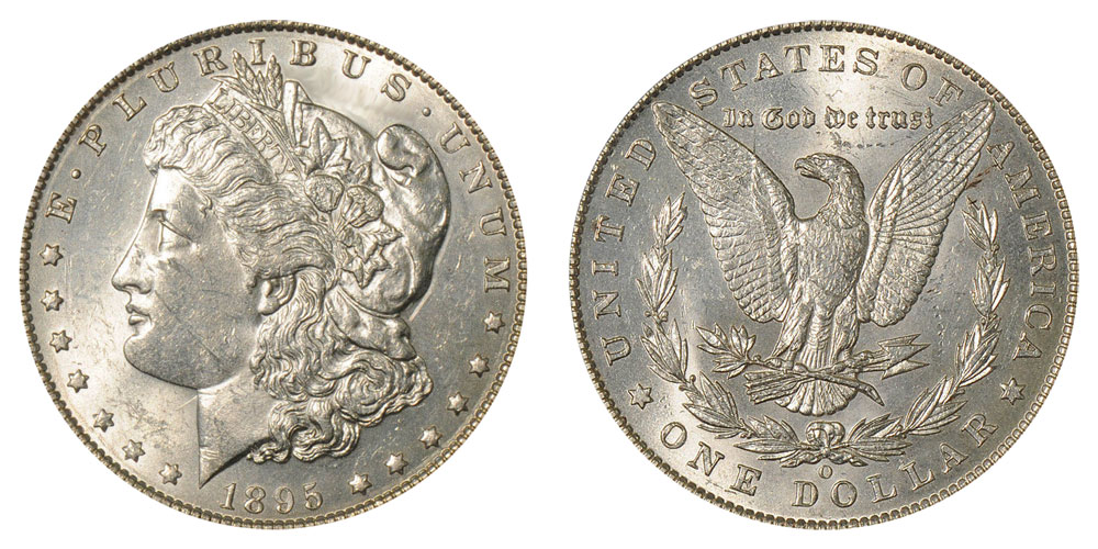 1895-O Morgan dollar 1895-o morgan silver dollar